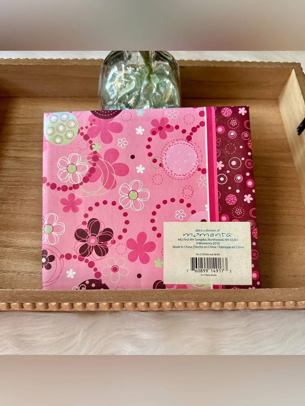Momenta ATD 6x6 Scrapbook Album Kit Bundle Floral Butterfly Paper Craft Set